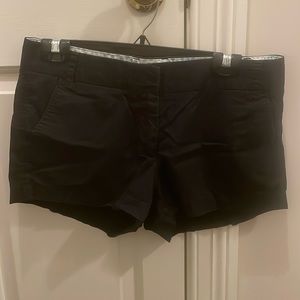 J. Crew Chino Black Shorts Size 8